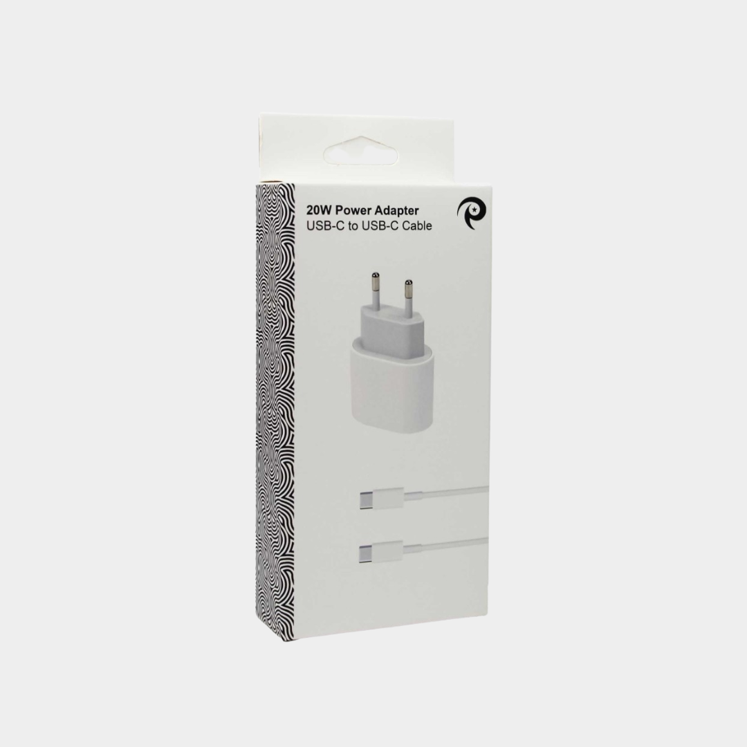 20W Power Adapter med kabel