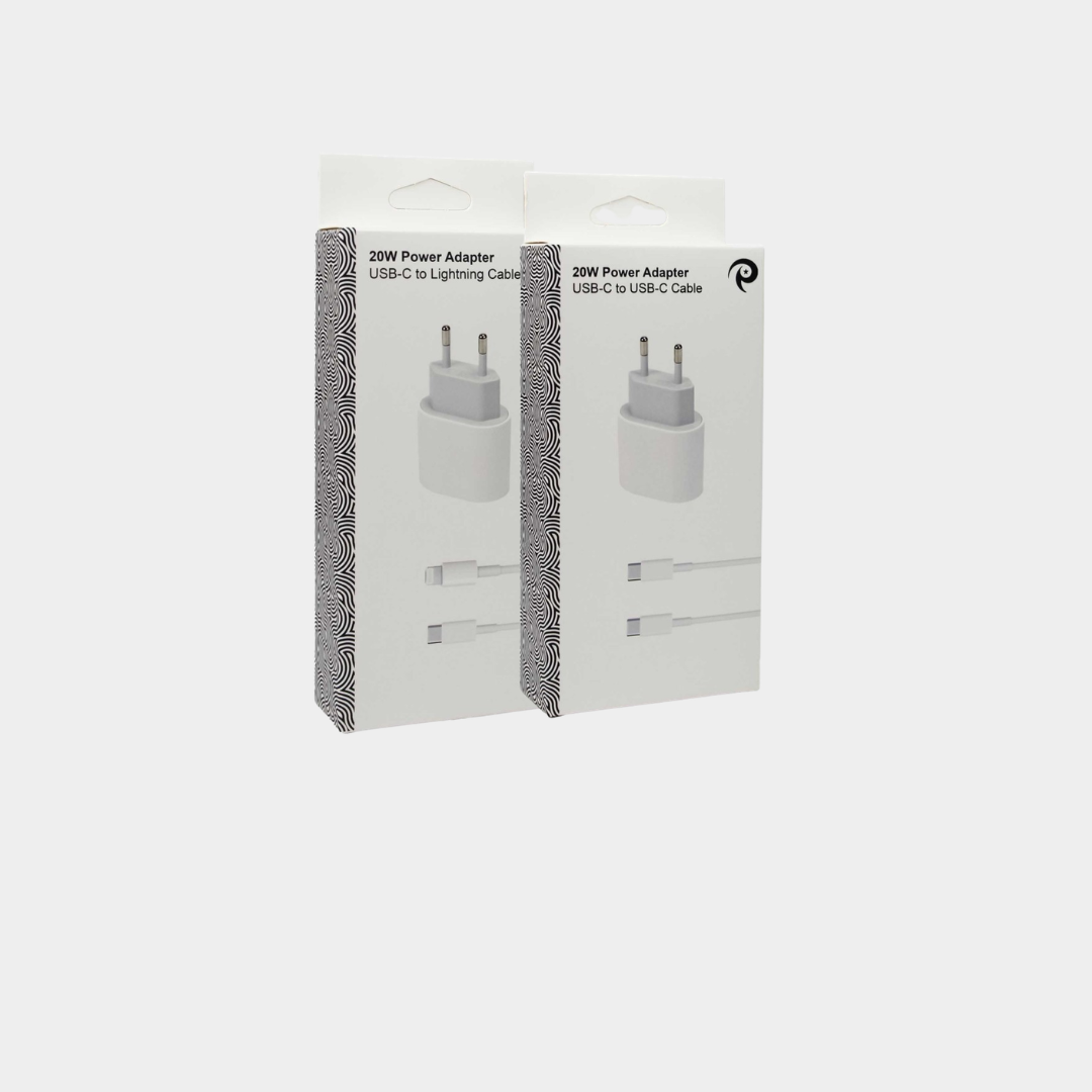 20W Power Adapter med kabel
