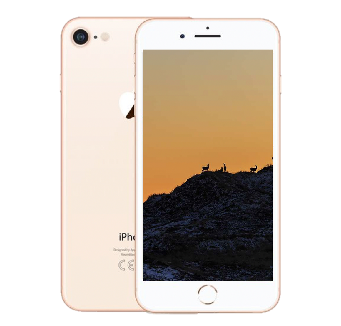 iPhone 8 64GB Guld - God stand