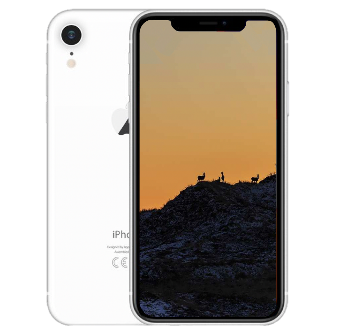 iPhone XR 64GB Hvid - God stand