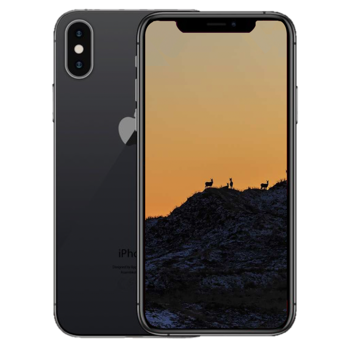 iPhone XS 256GB Space Grey - God stand